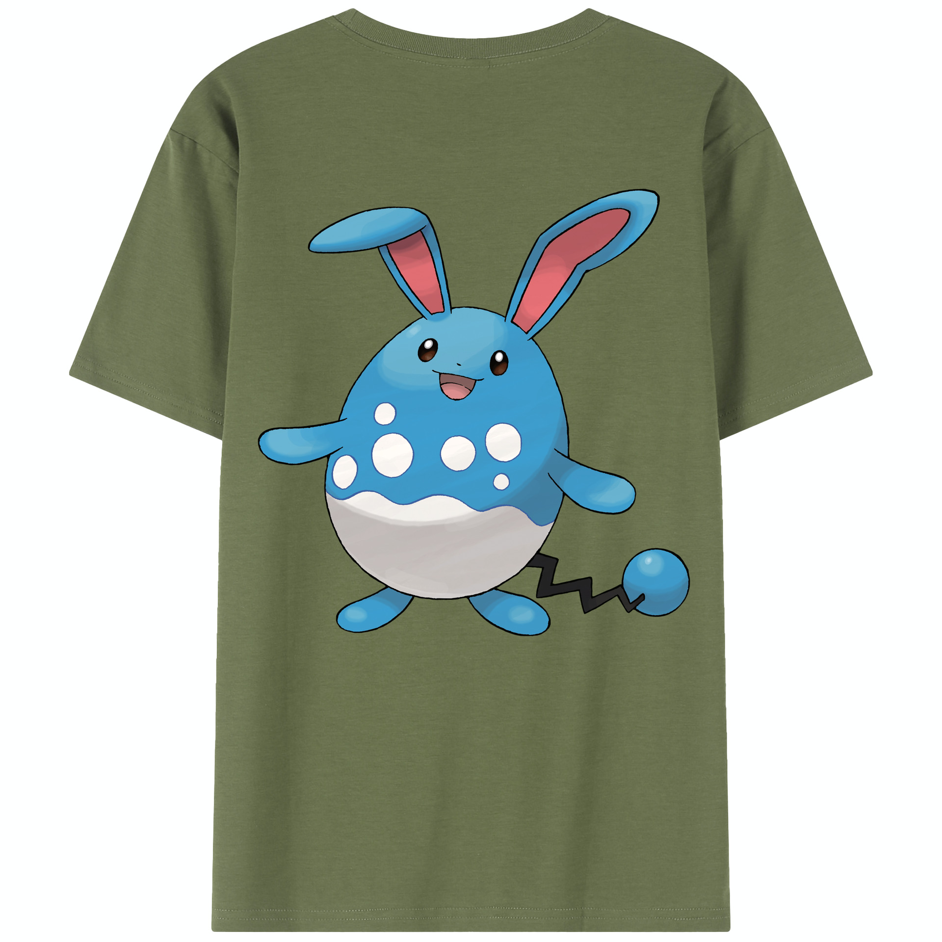 （画像用） ポケットモンスター Pokémon 綿100％半袖Tシャツ（背面プリント）